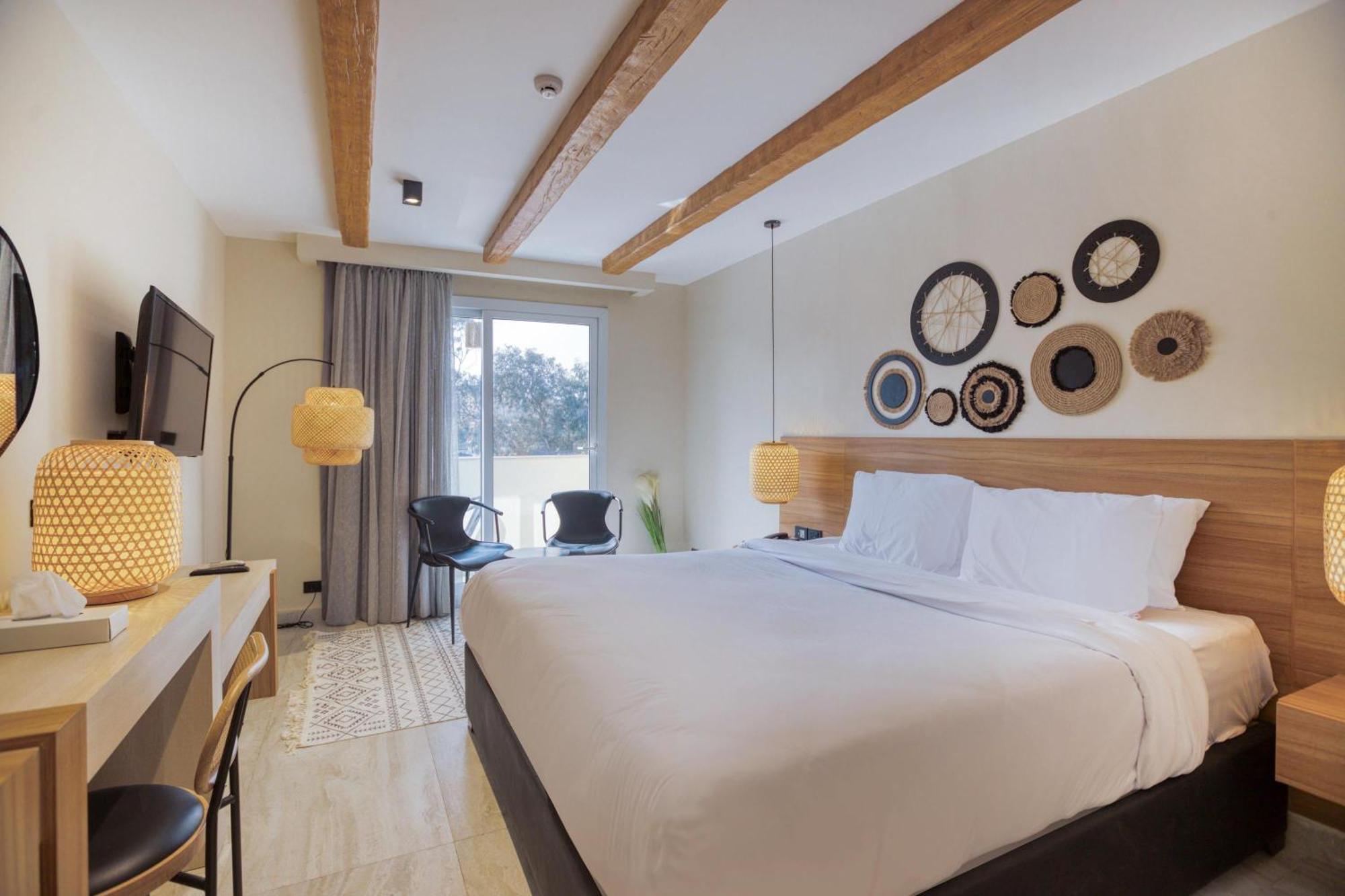 Kafret el-Gabal La Boutique Hotel - Vue Des Pyramides מראה חיצוני תמונה