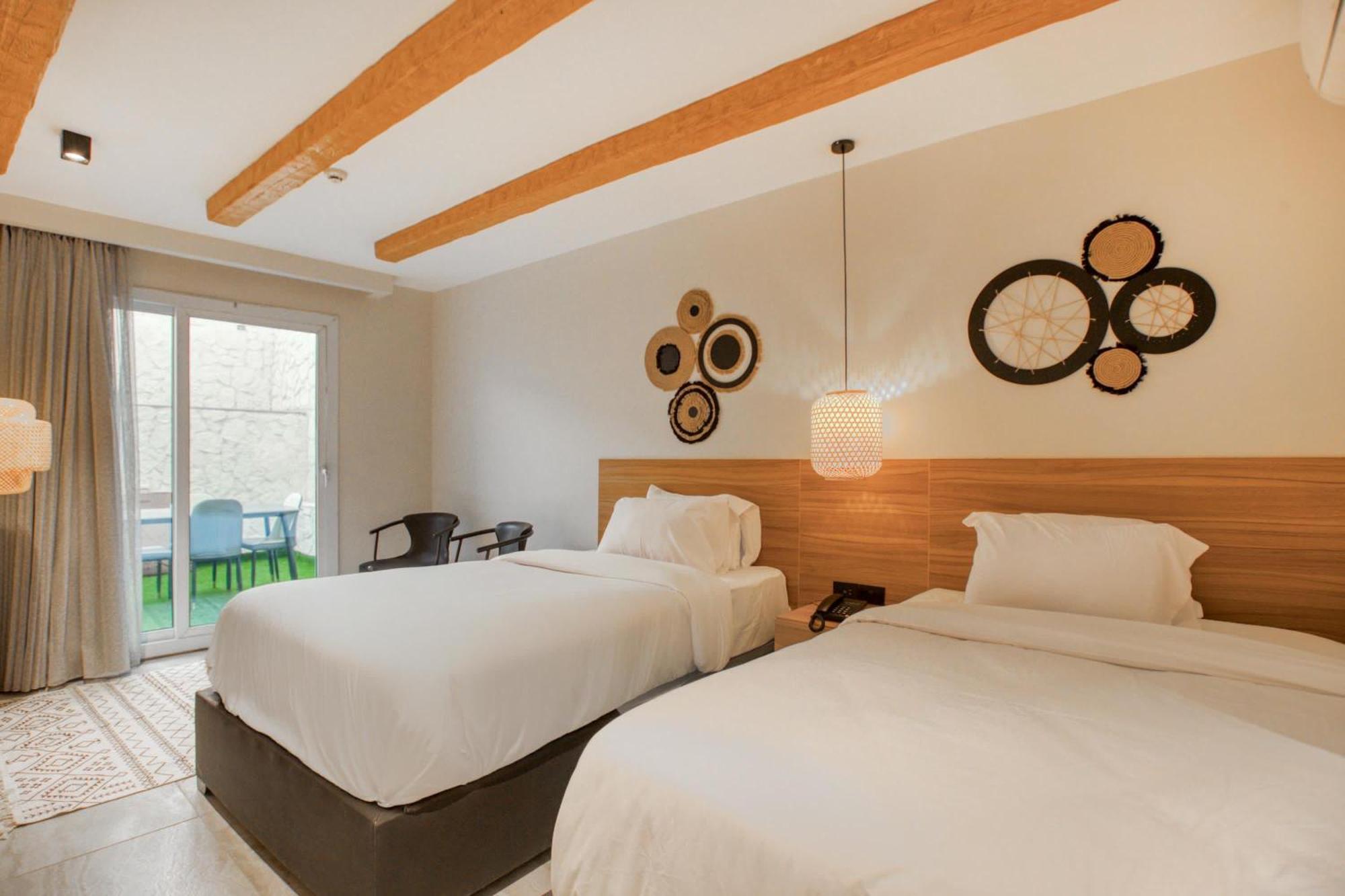 Kafret el-Gabal La Boutique Hotel - Vue Des Pyramides מראה חיצוני תמונה
