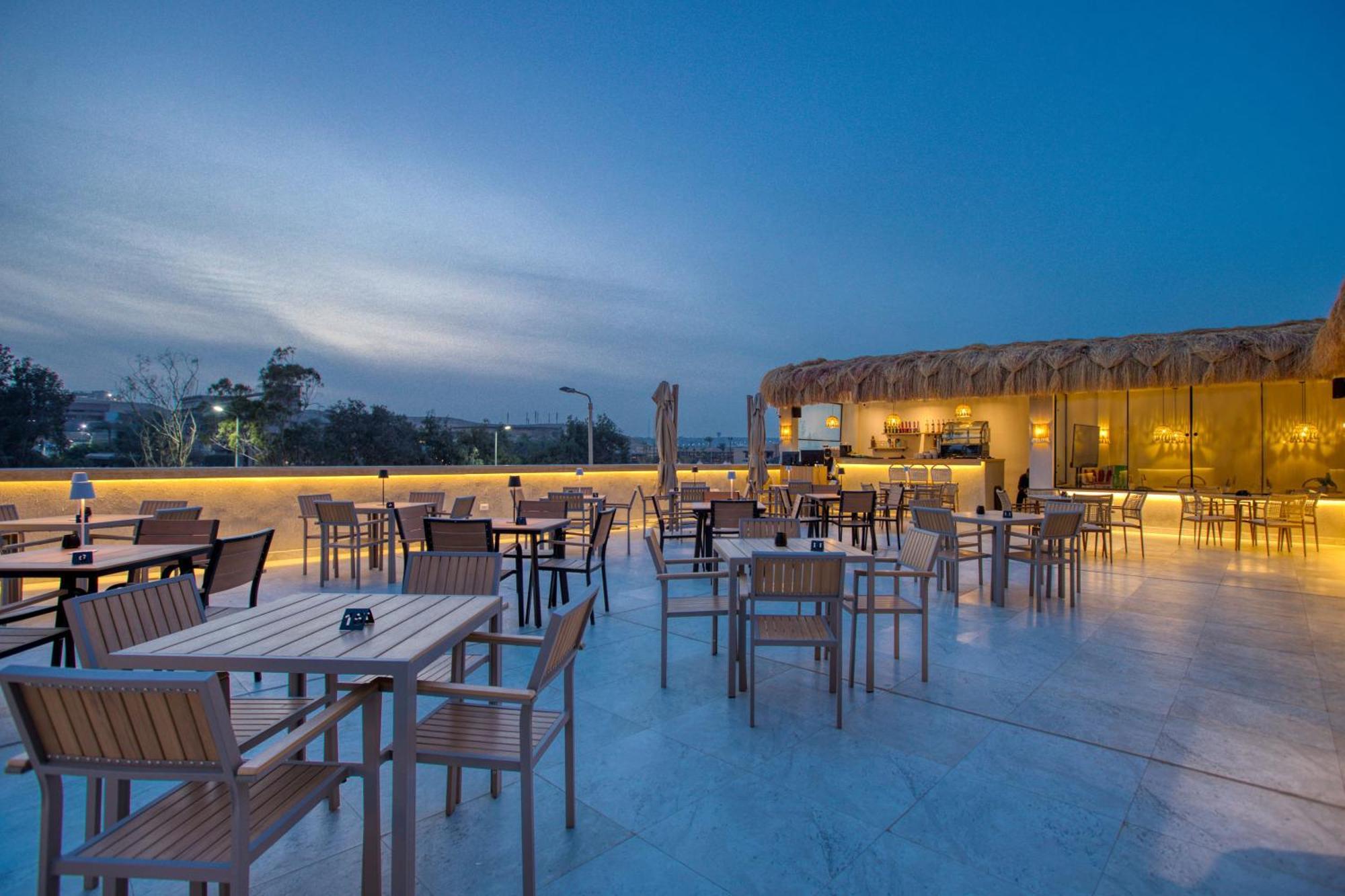 Kafret el-Gabal La Boutique Hotel - Vue Des Pyramides מראה חיצוני תמונה