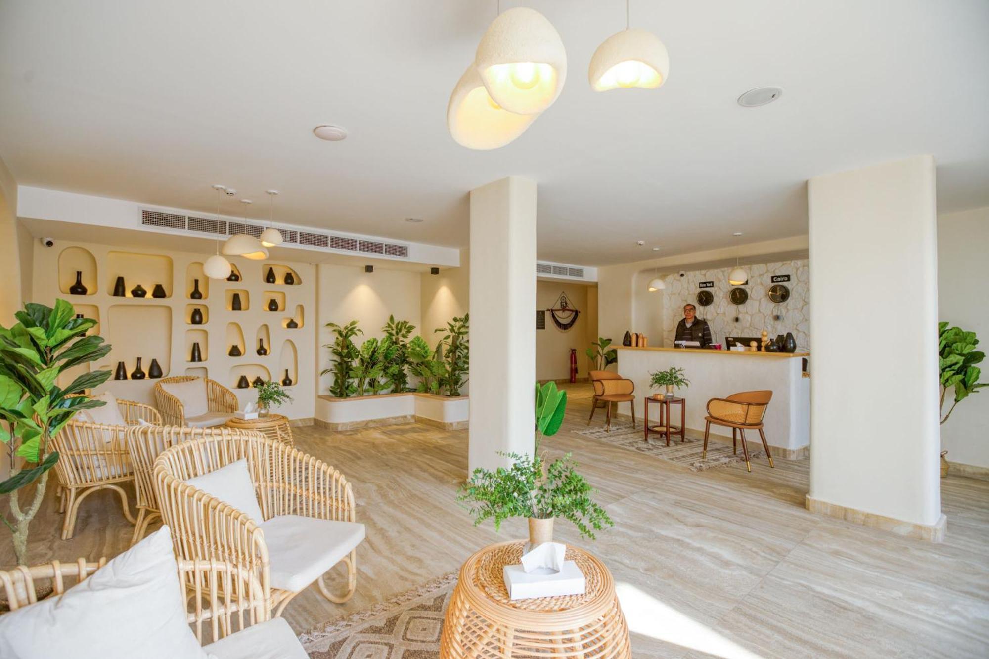 Kafret el-Gabal La Boutique Hotel - Vue Des Pyramides מראה חיצוני תמונה