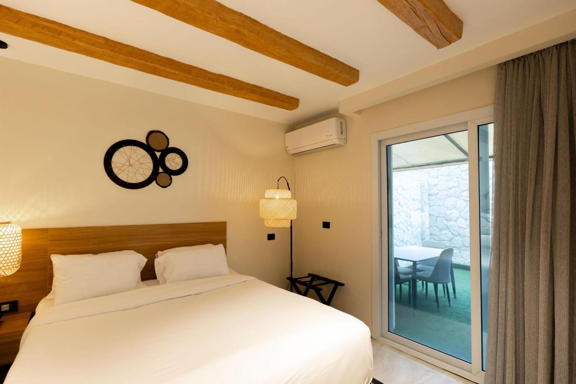 Kafret el-Gabal La Boutique Hotel - Vue Des Pyramides חדר תמונה