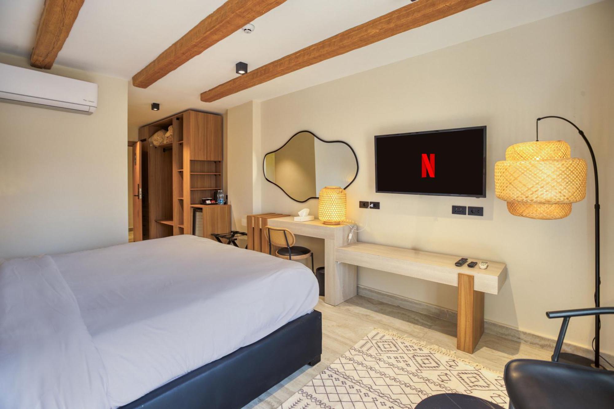 Kafret el-Gabal La Boutique Hotel - Vue Des Pyramides מראה חיצוני תמונה